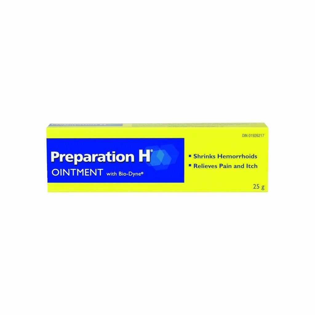 Preparation H Preparation H Multi-symptom Hemorrhoid Treatment Ointment With Bio-dyne, 25g Tube 25.0 G Preparation H Preparation H Multi-symptom Hemorrhoid Treatment Ointment With Bio-dyne, 25g Tube 25.0 G
