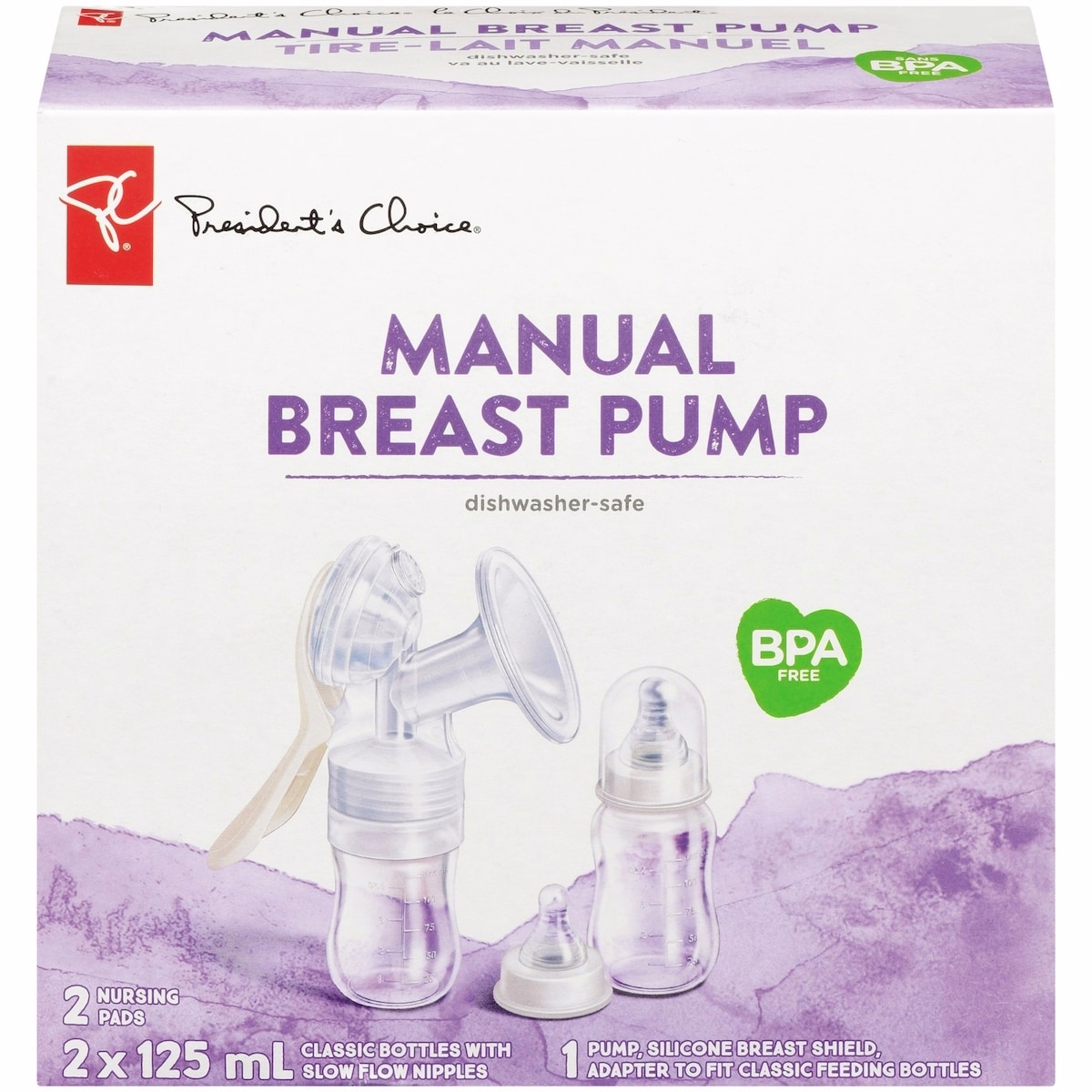 President's Choice Manual Breast Pump