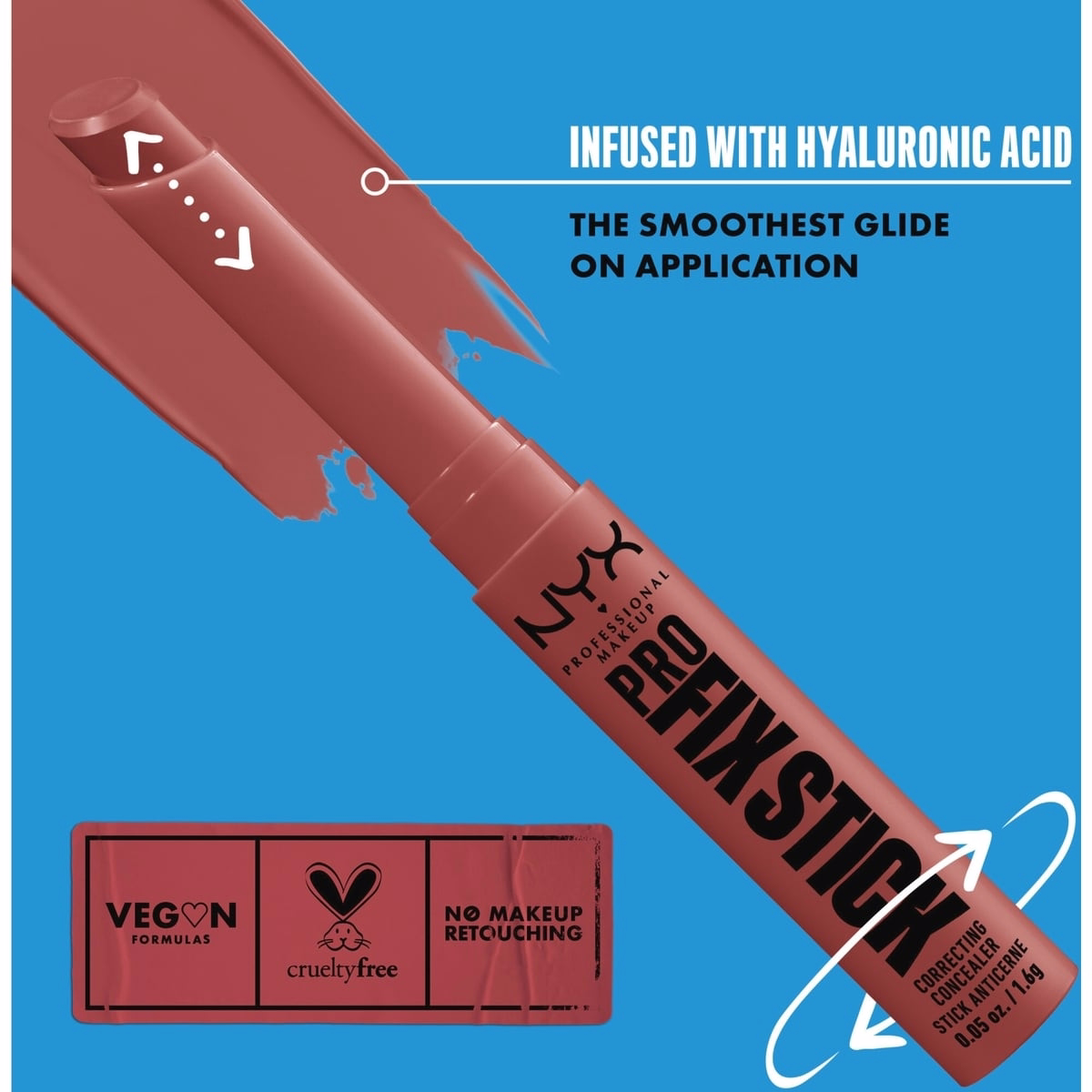 프로 픽스 스틱 보정 컨실러, 히알루론산 함유 크림 제형 프로 픽스 스틱 보정 컨실러, 히알루론산 함유 크림 제형