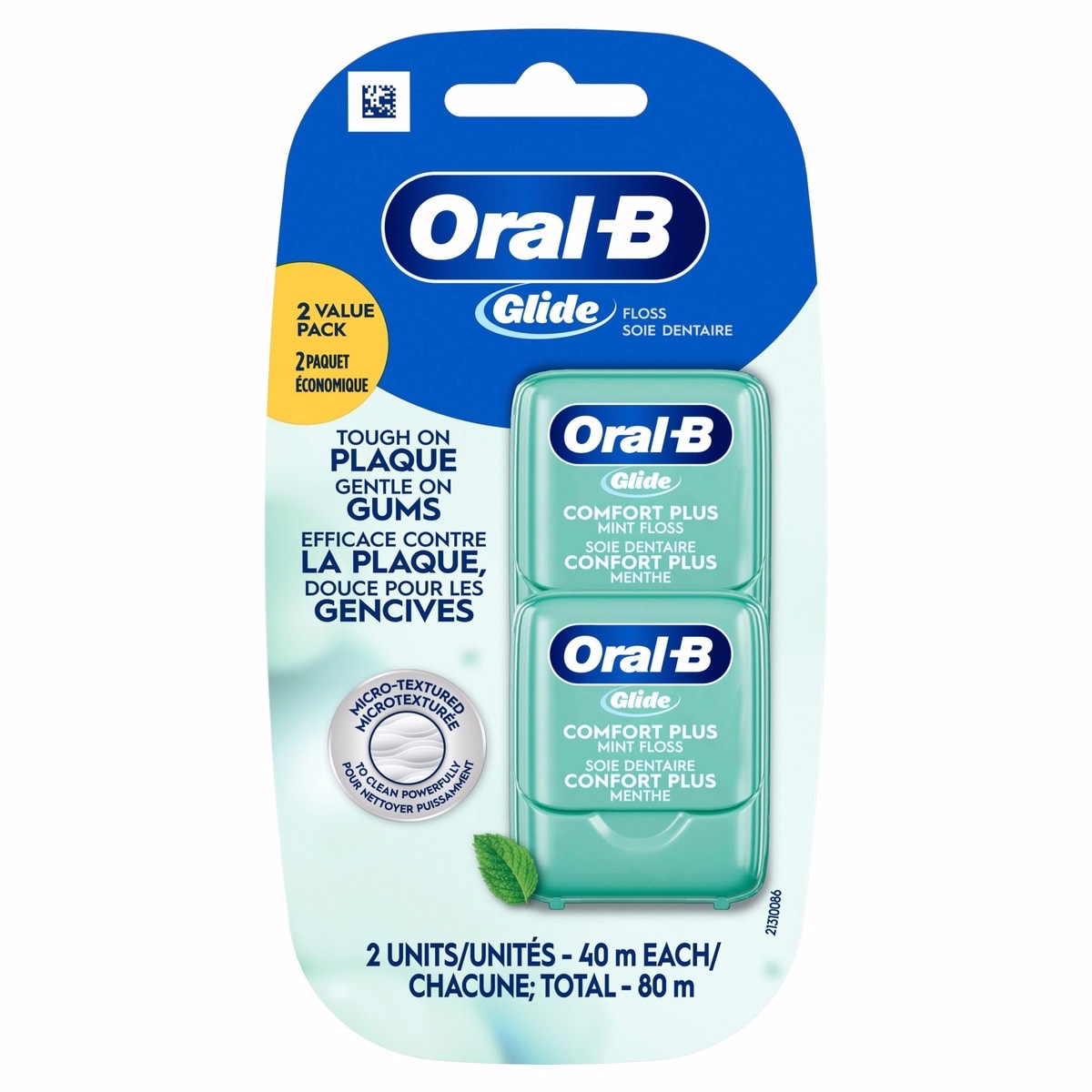 Pro-Health Comfort Plus Dental Floss, Value 2 Pack (40m Each)