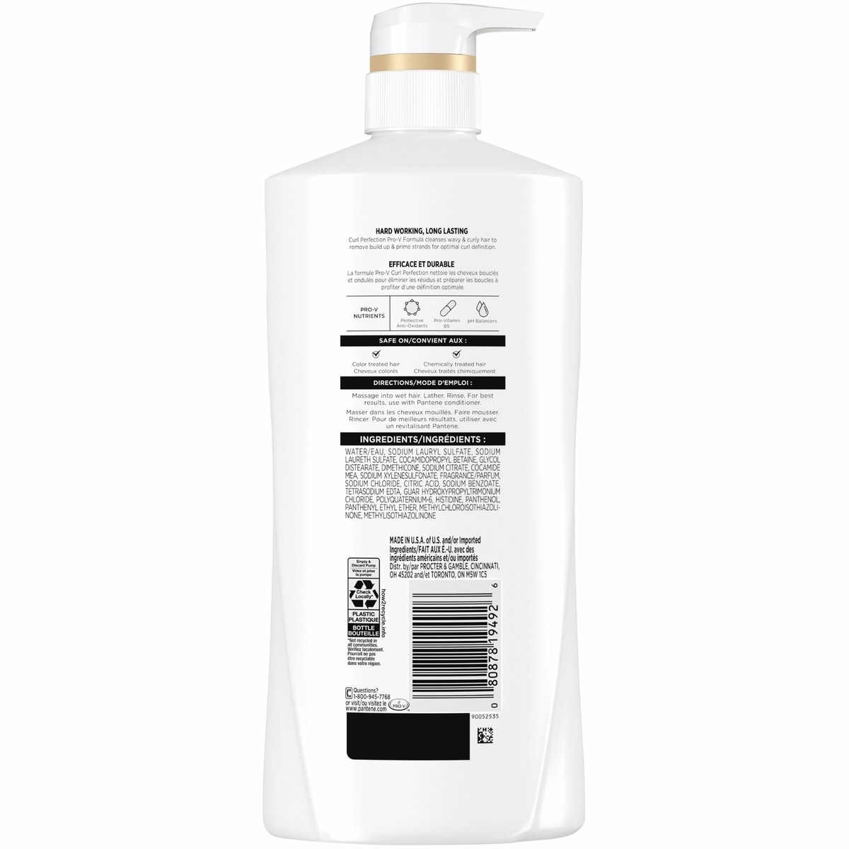 PRO-V Curl Perfection Shampoo,17.9oz/530mL
