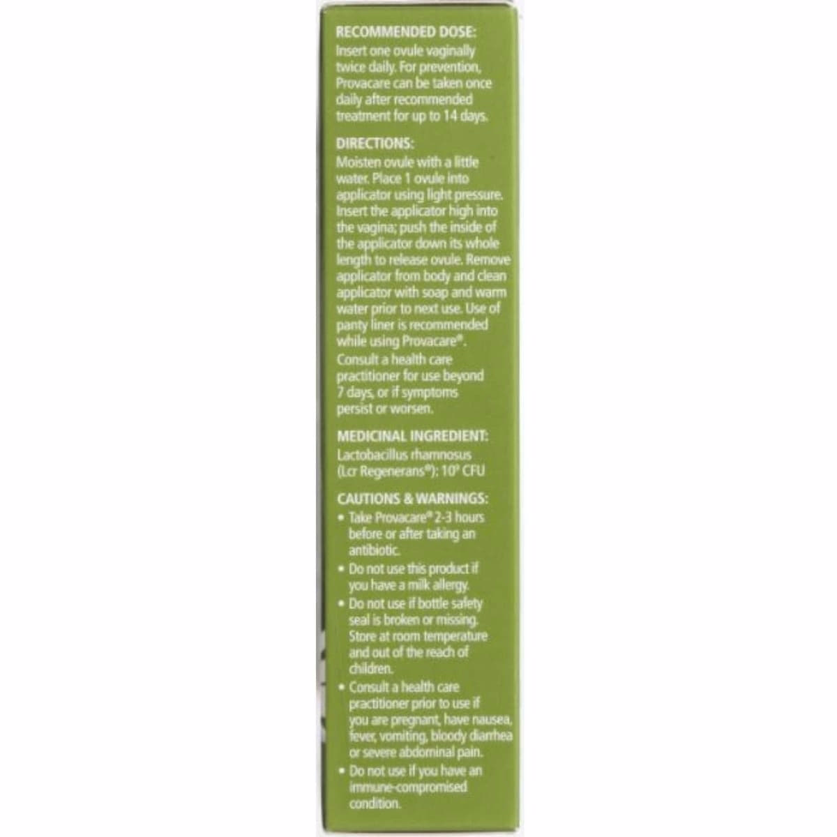 Probiotic Vaginal Care, Natural Treatment for Vaginal Yeast and/or Bacterial Infection