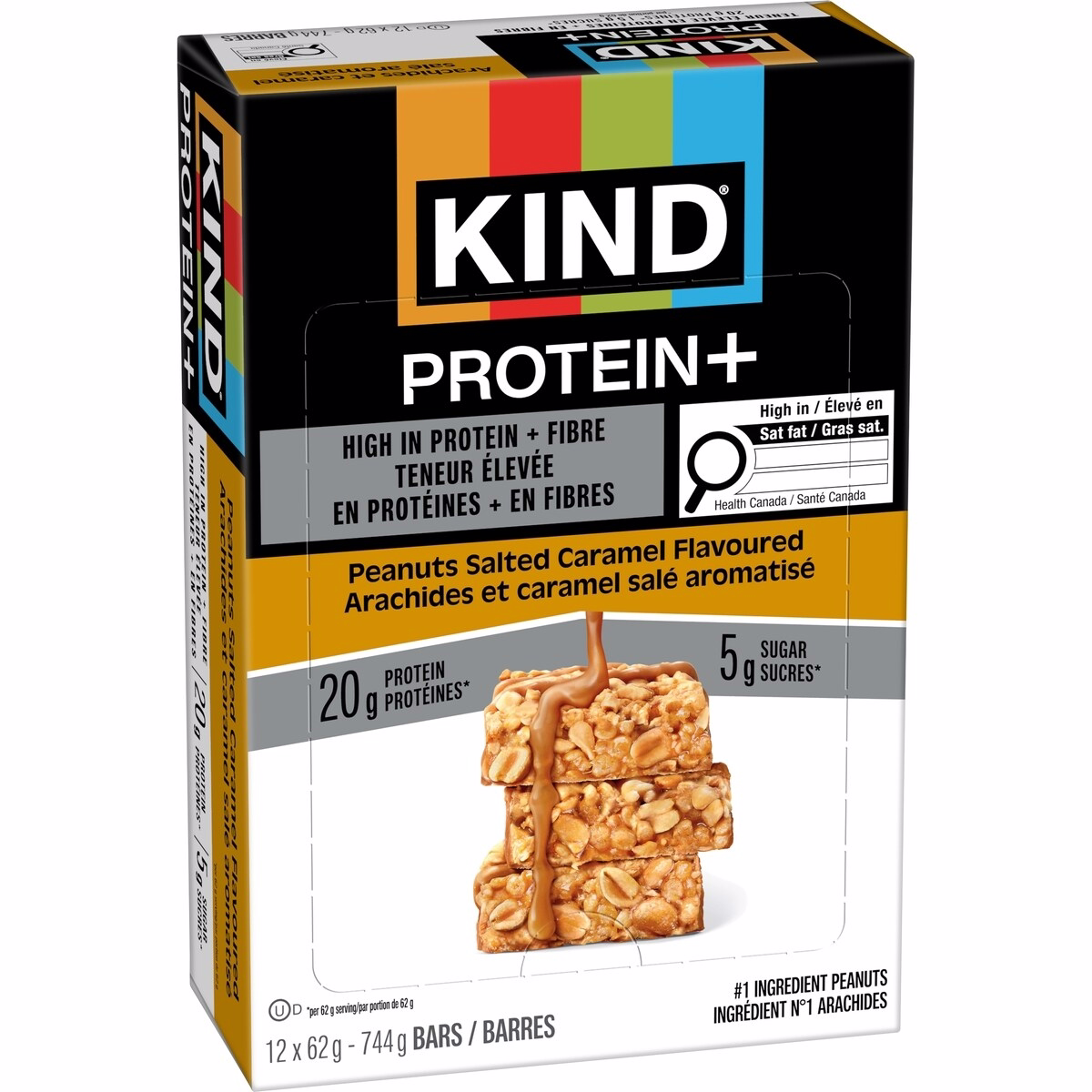 PROTEIN+ Peanuts Salted Carmel Flavoured