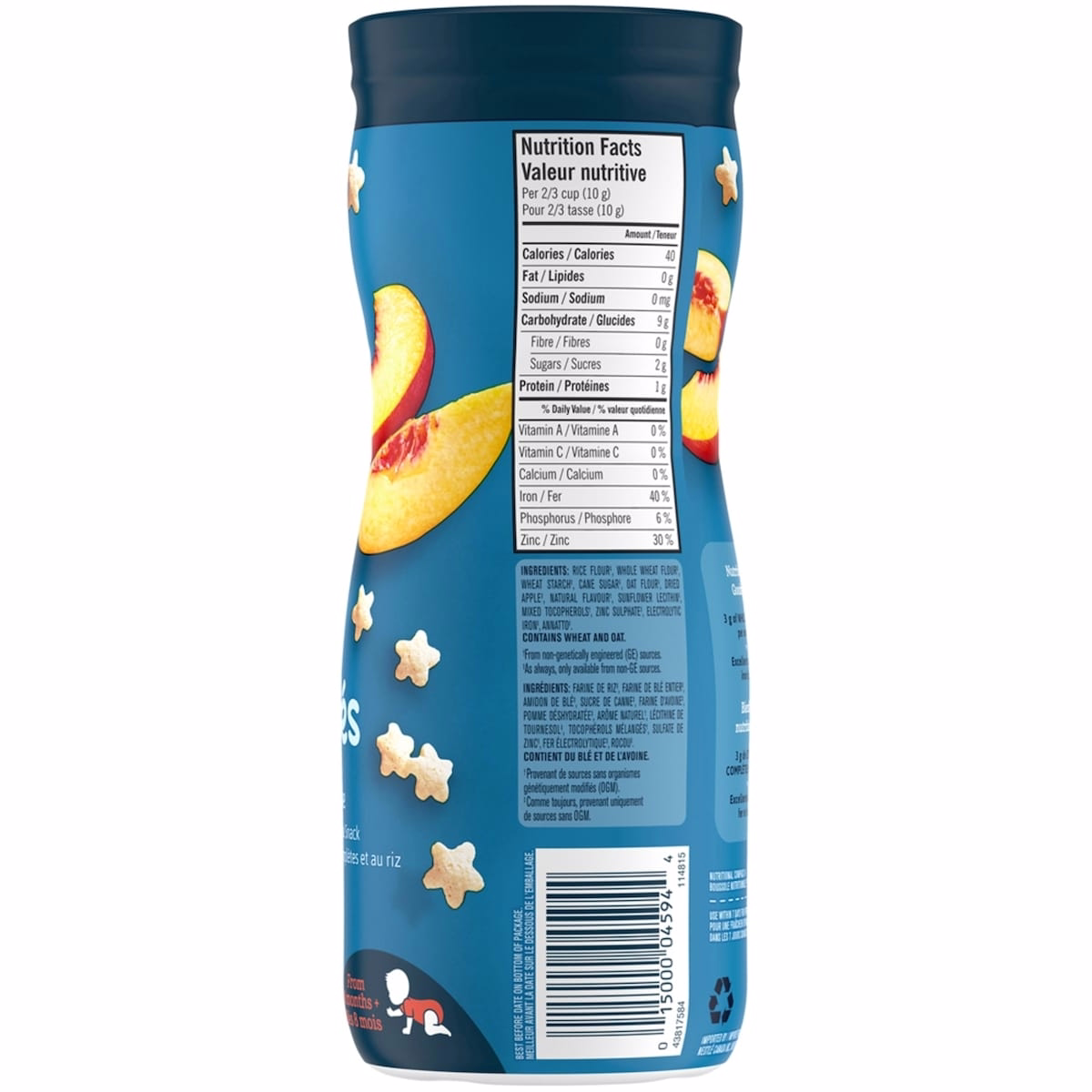 PUFFS à la pêche pour bébé PUFFS à la pêche pour bébé