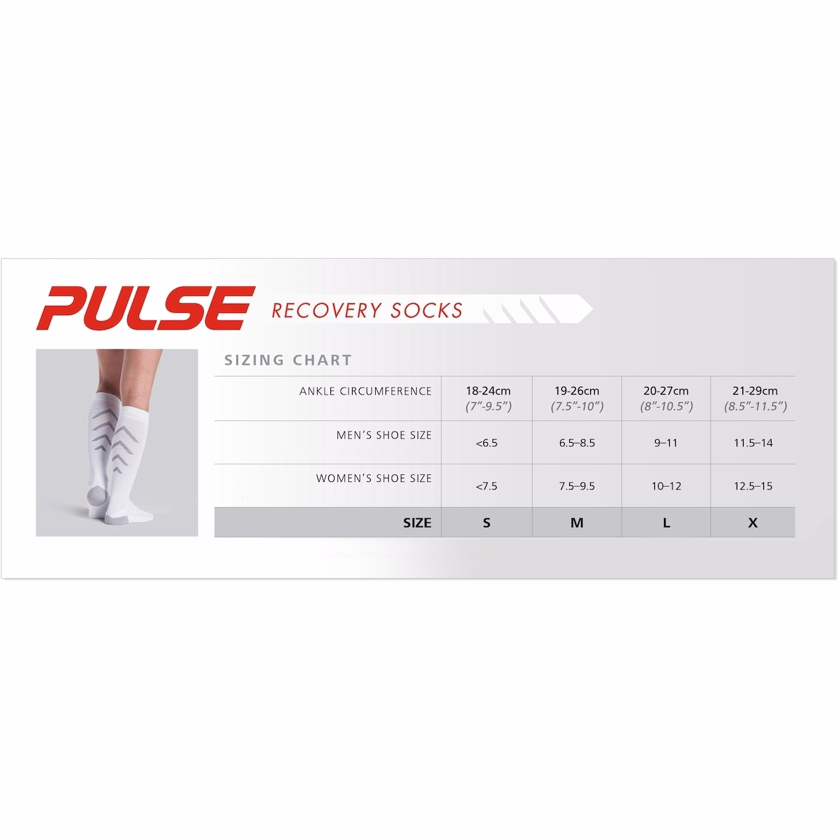 PULSE, Unisex, White, Large PULSE, Unisex, White, Large