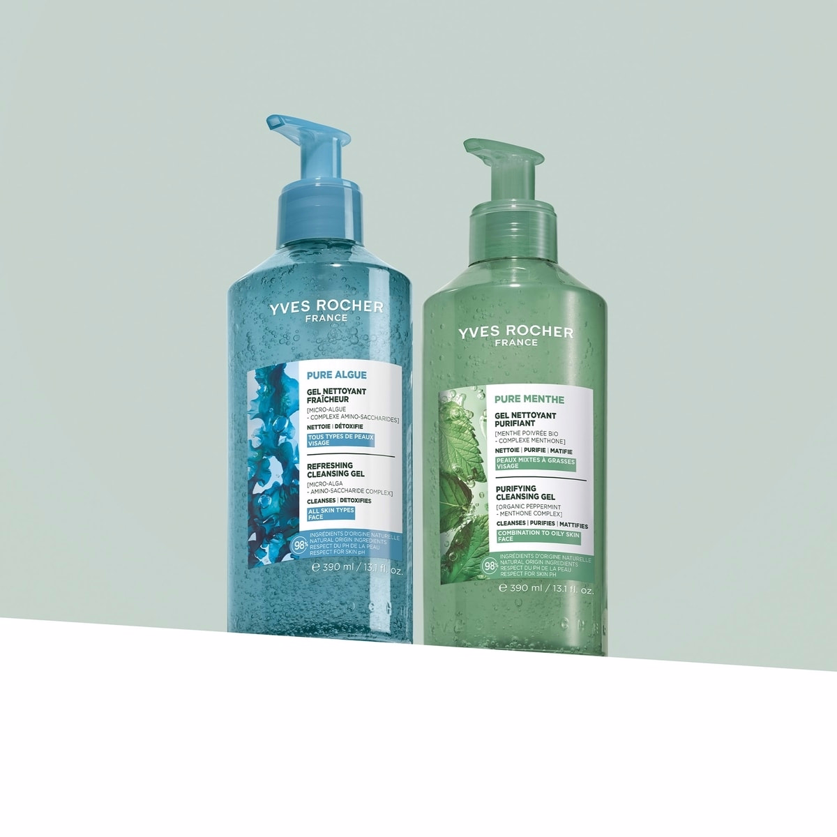 Gel purifiant à la menthe Pure