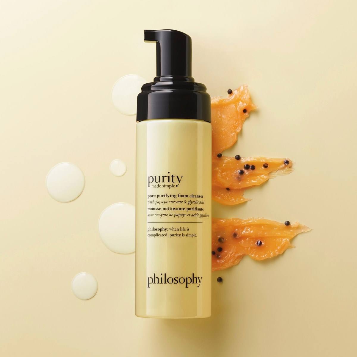 purity made simple pore-purifying foaming cleanser purity made simple pore-purifying foaming cleanser