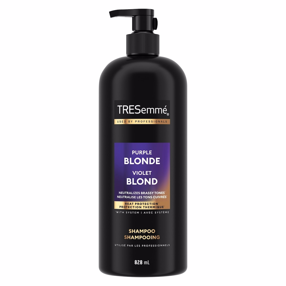 Purple Blonde Shampoo for blonde or silver coloured hair Ultra-violet Neutralizer formulated with Pro Style Technology™