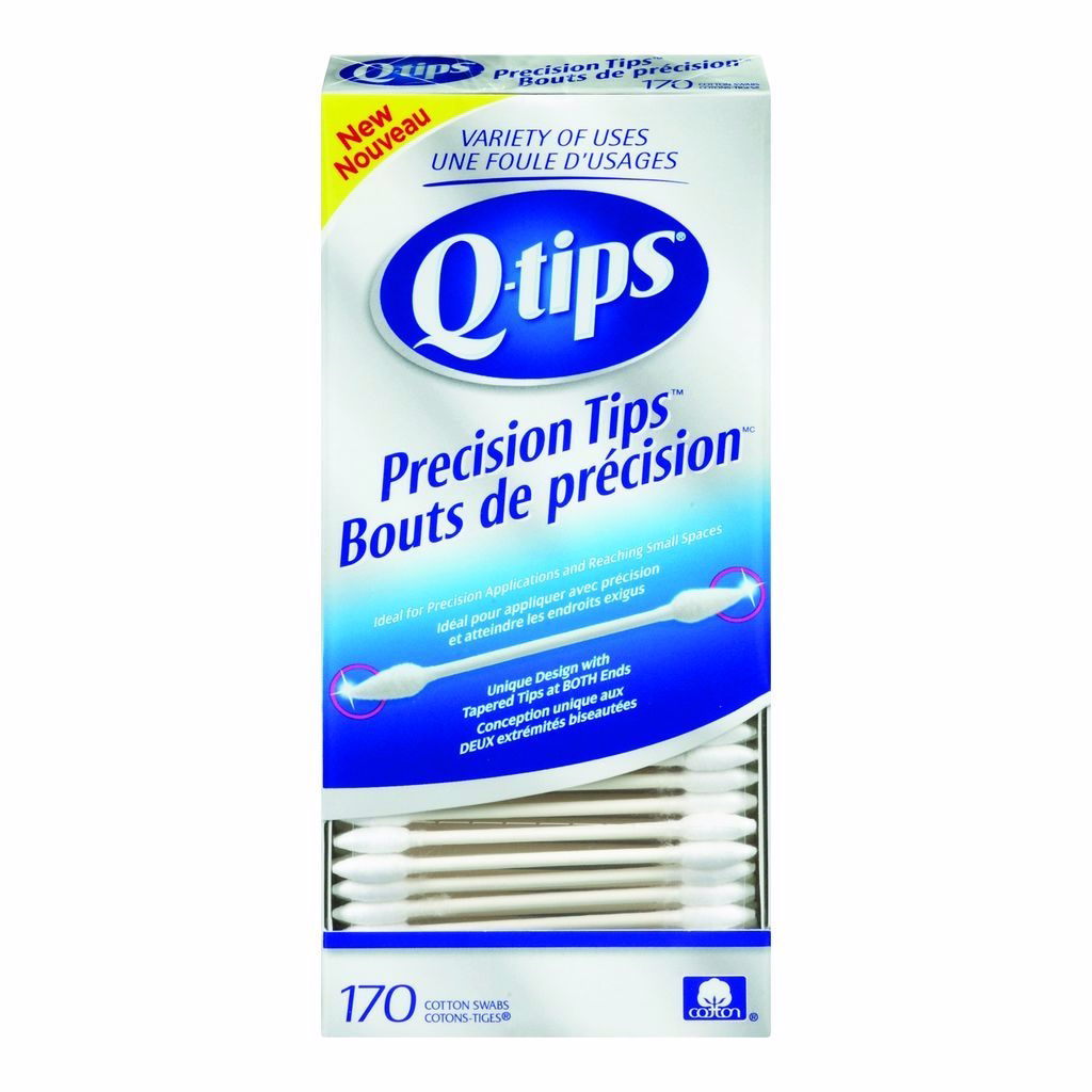 Q-Tips Precision Tips Cotons-tiges 170 pièces