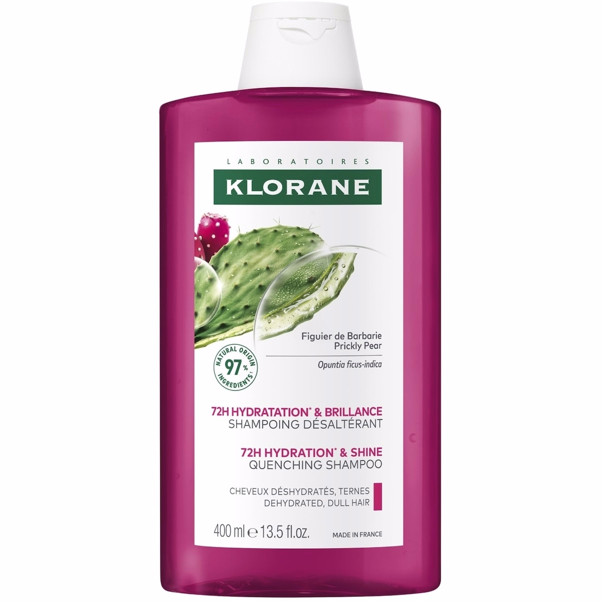 Quenching shampoo with Prickly Pear