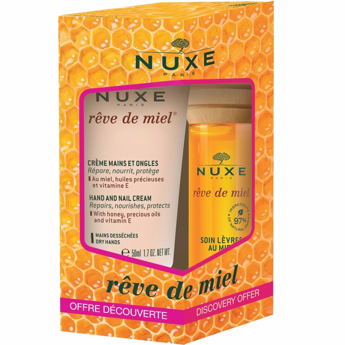 Rêve De Miel ®  Lip Care & Hand Cream Duo