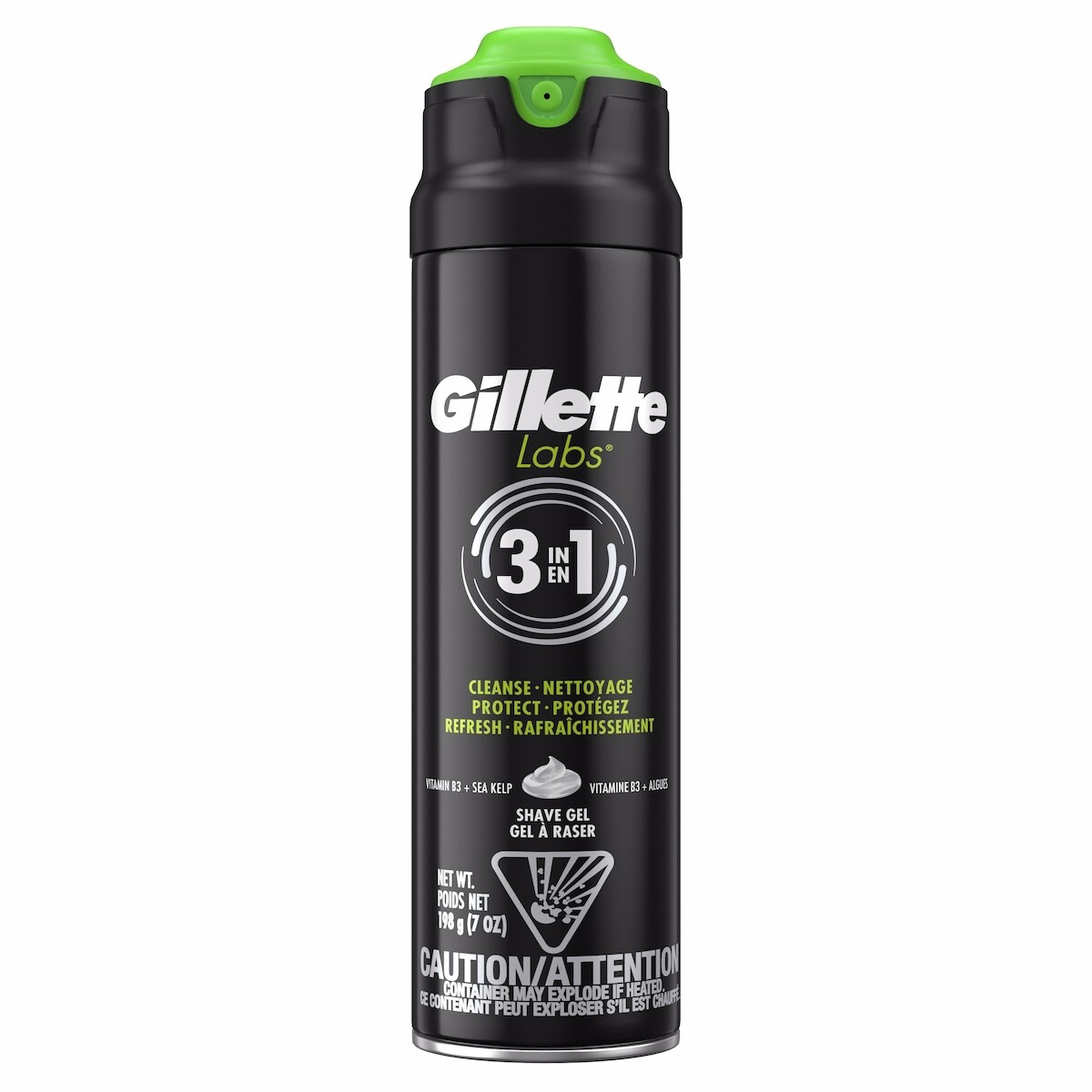 Gillette 남성용 빠른 거품 면도 젤, 7 OZ