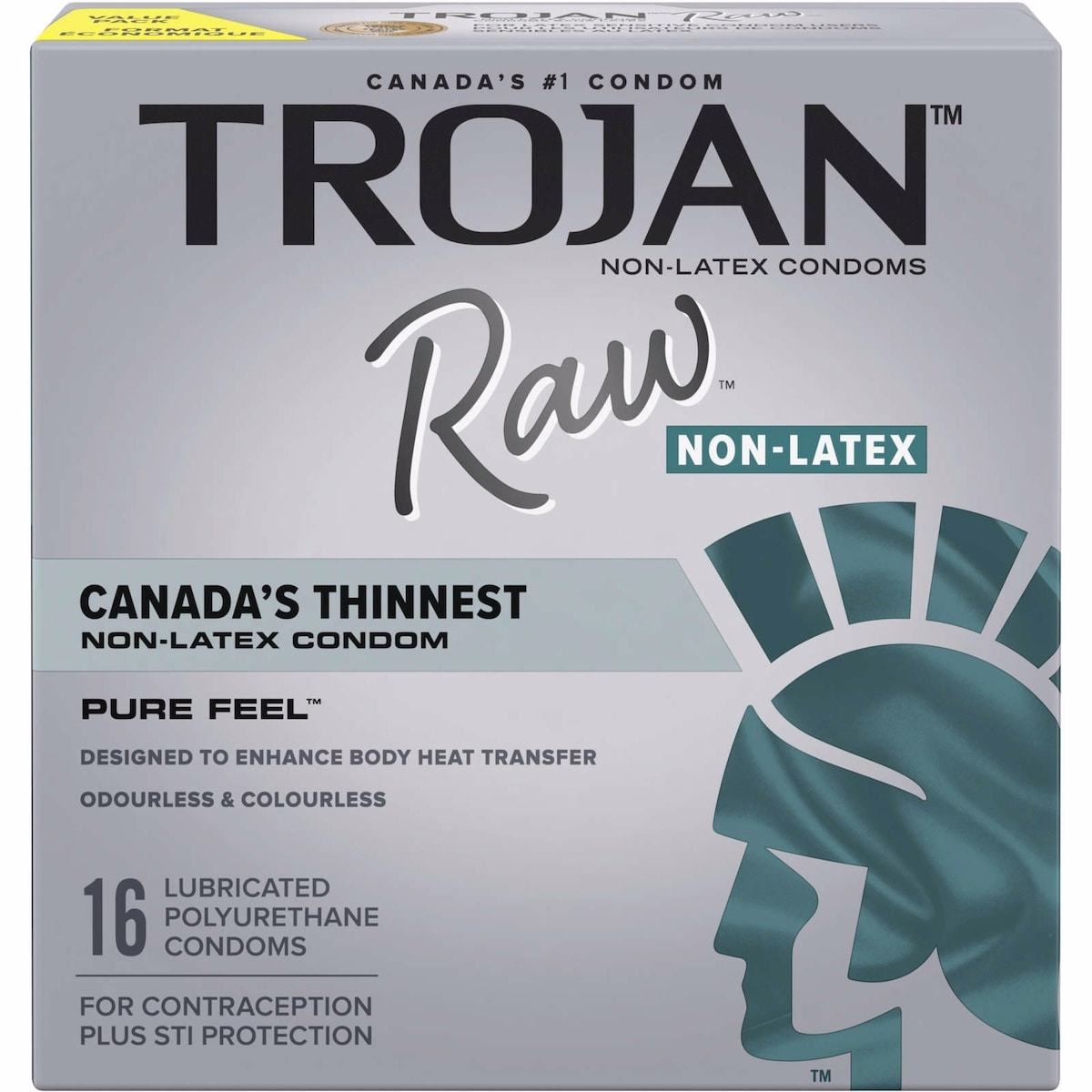 Trojan 생 비라텍스 콘돔 캐나다에서 가장 얇은 16개입