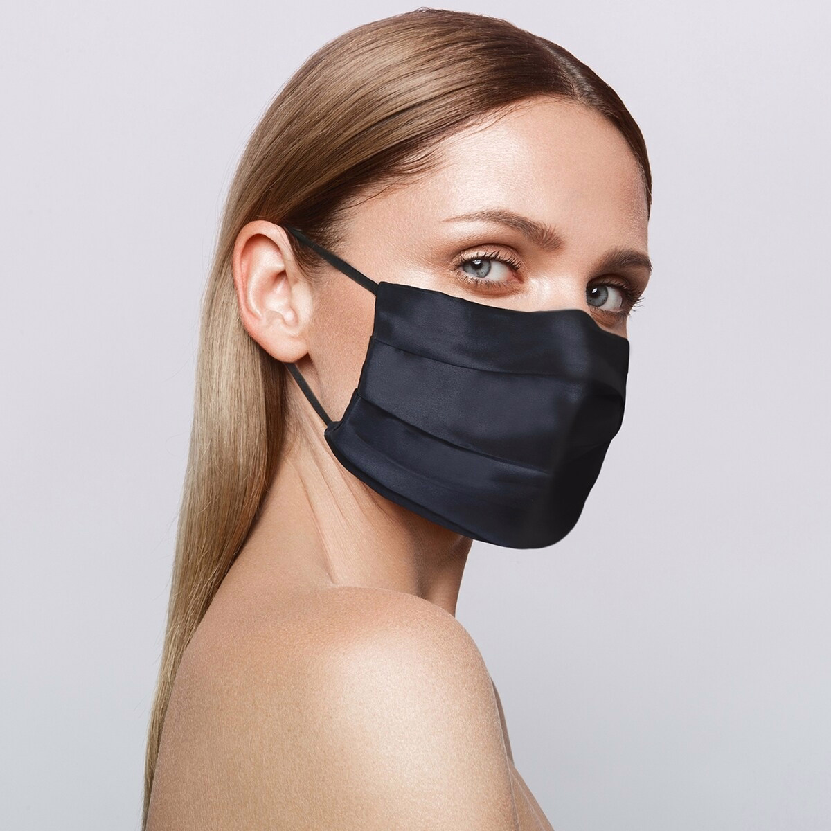 Couvre-visage réutilisable noir