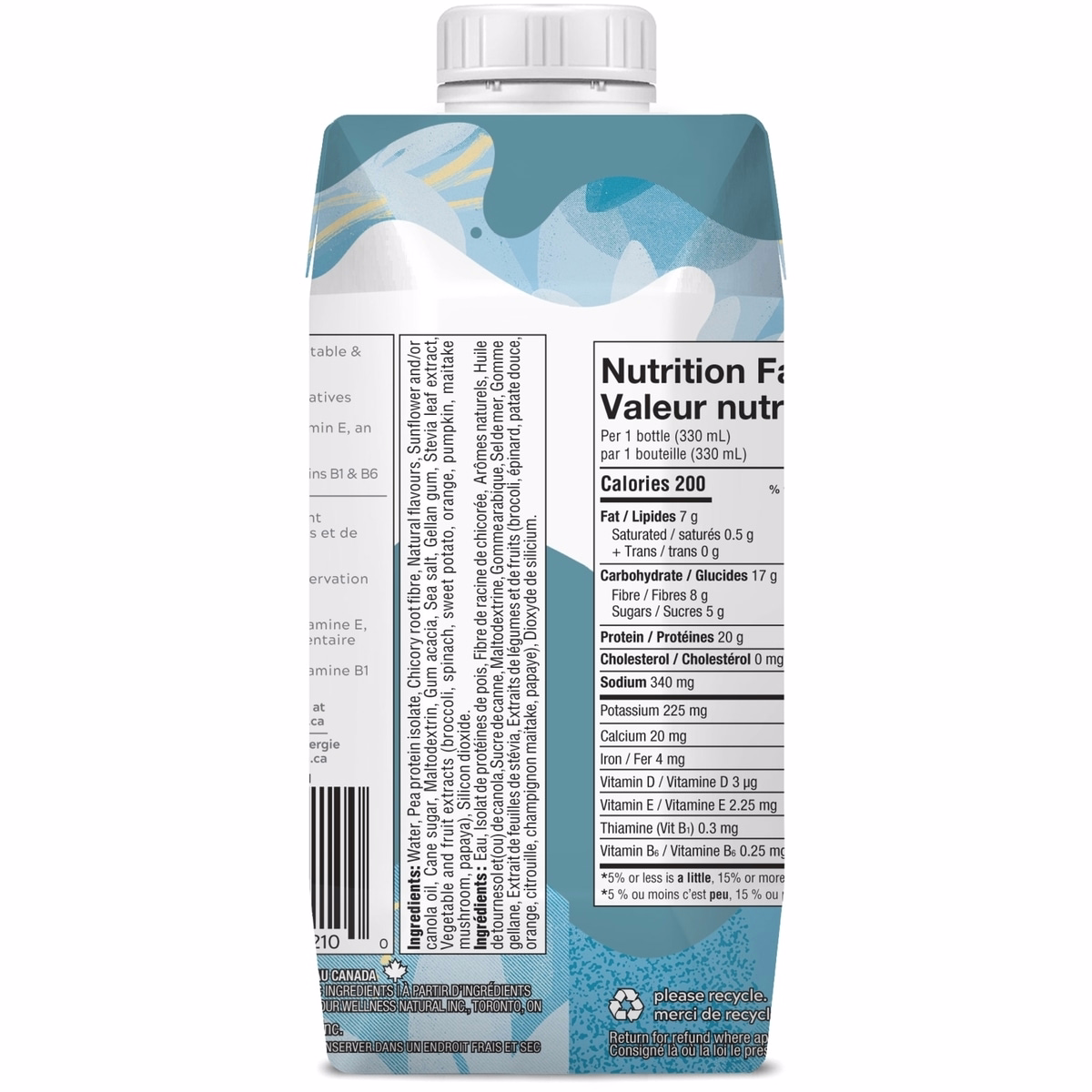 Ready-To-Drink Vanilla Plant Protein Shake, High Protein, Low Sugar, Dairy Free Ready-To-Drink Vanilla Plant Protein Shake, High Protein, Low Sugar, Dairy Free