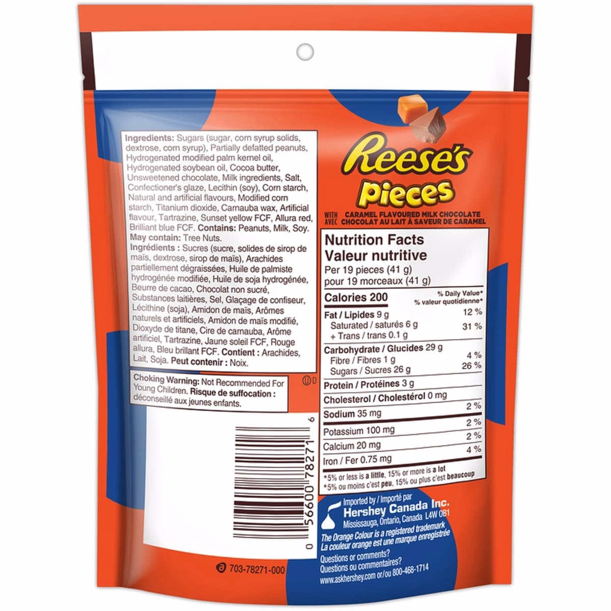 Reese'S Pieces With Caramel Flavoured Chocolate Candy