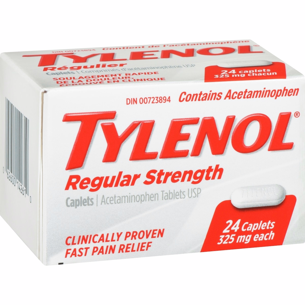 Regular Strength Pain Relief Acetaminophen 325mg