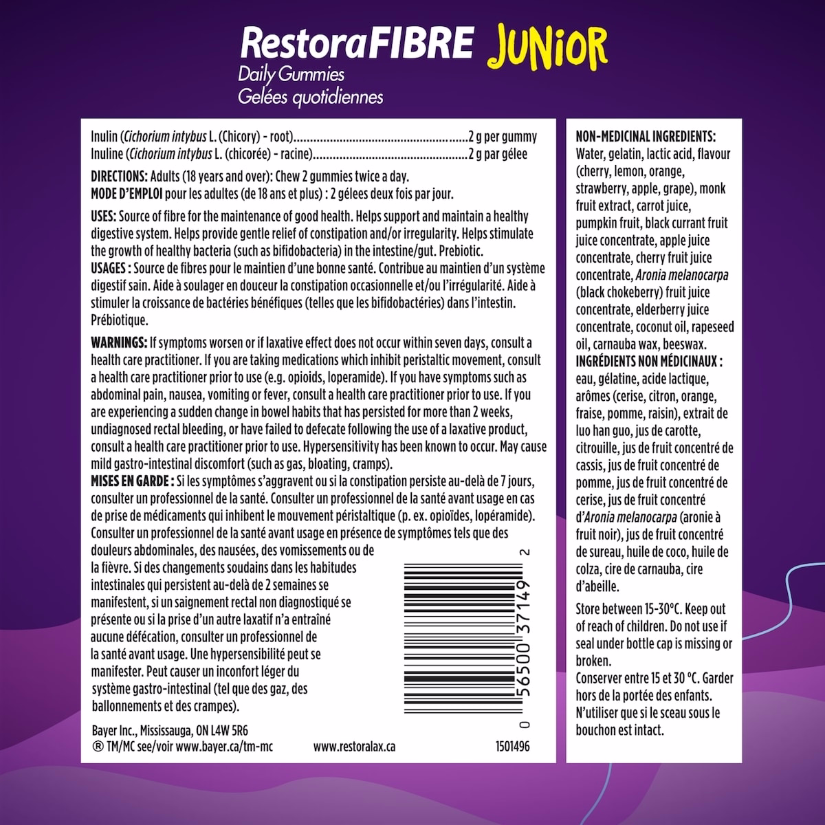 RestoraFIBRE Junior Daily Prebiotic Fibre Gummies for Kids RestoraFIBRE Junior Daily Prebiotic Fibre Gummies for Kids