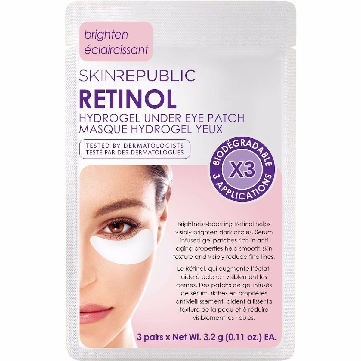 Retinol Hydrogel Under Eye Patch