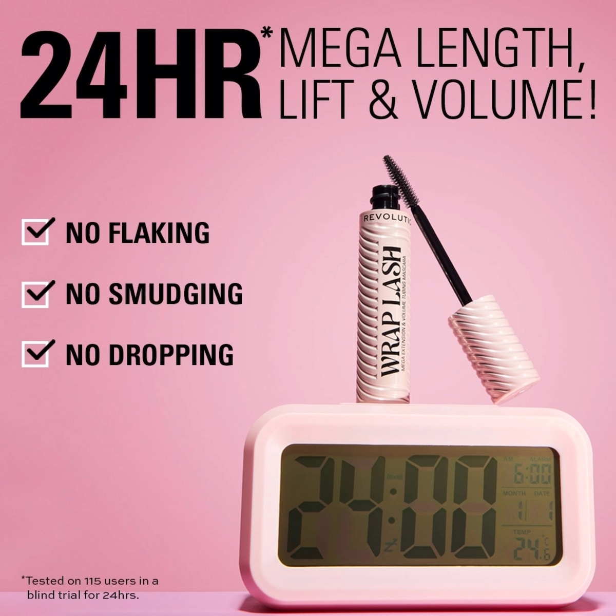 Revolution Wrap Lash Tubing Mascara Black