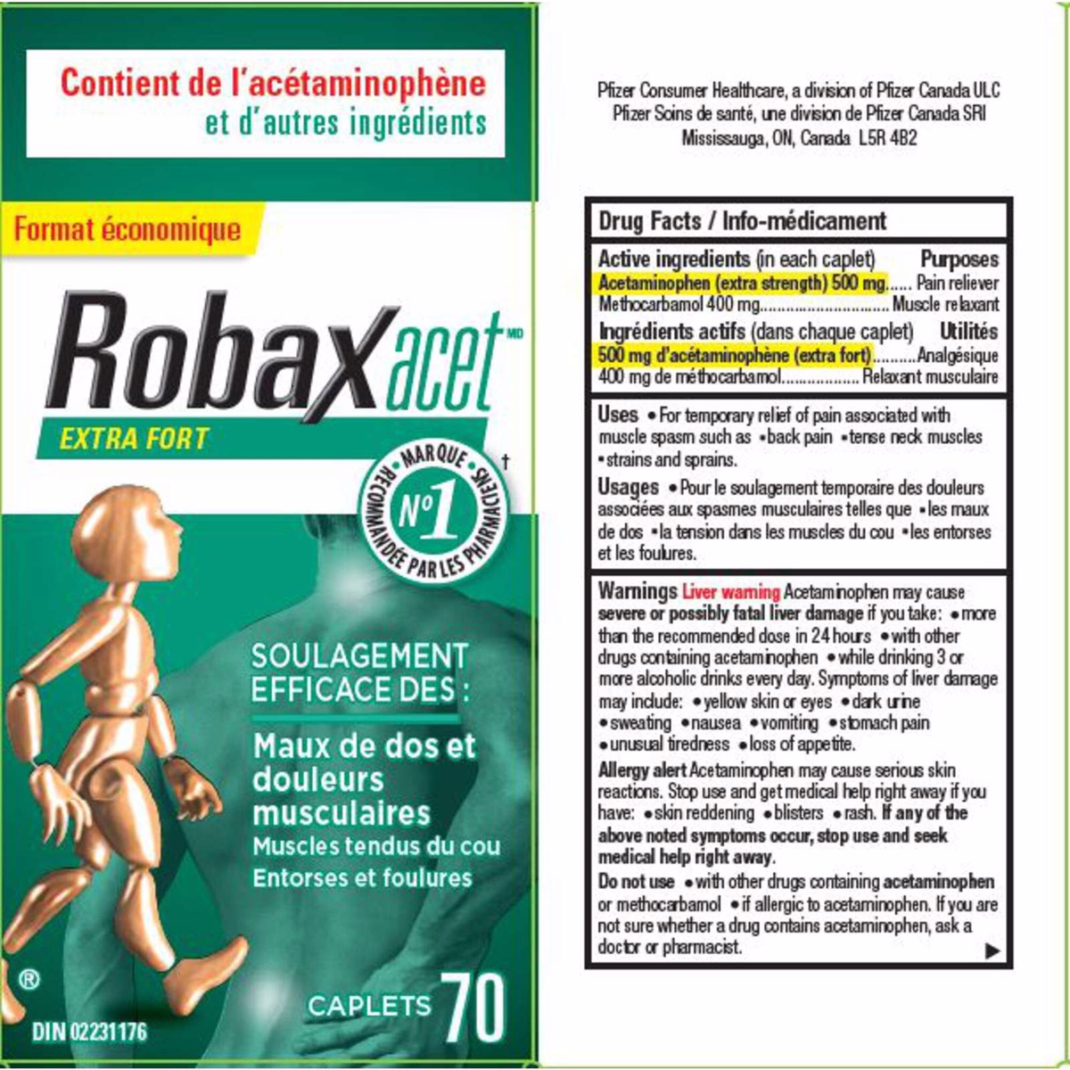 Robax Robaxacet 강력형 70정