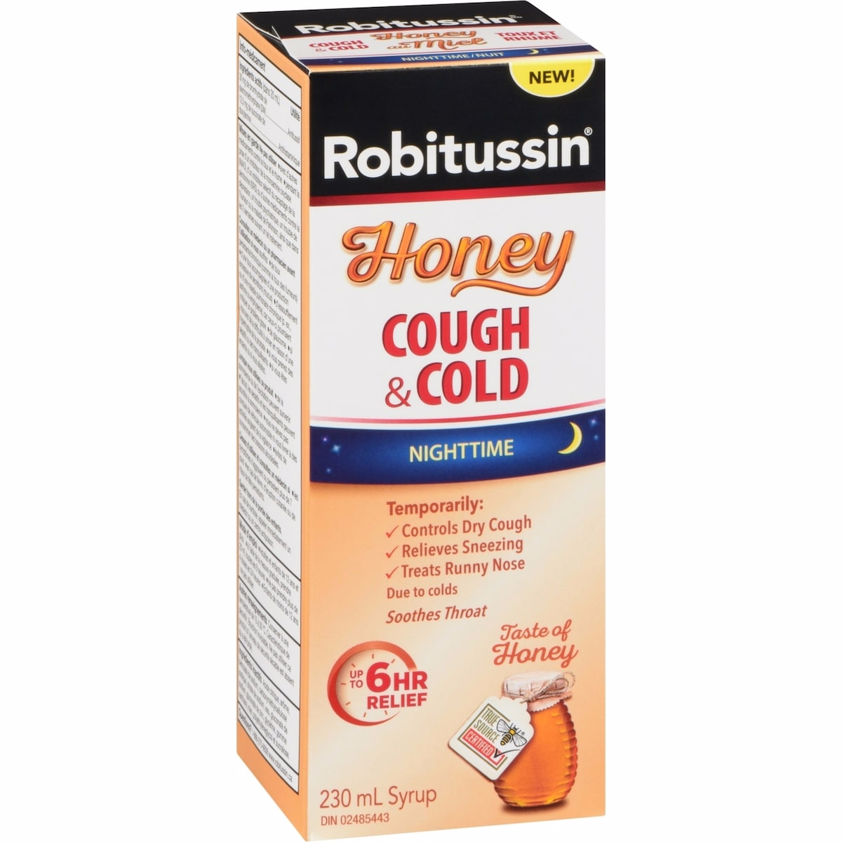 Robitussin Cough & Cold Syrup Honey Nighttime 230 ml Robitussin Cough & Cold Syrup Honey Nighttime 230 ml