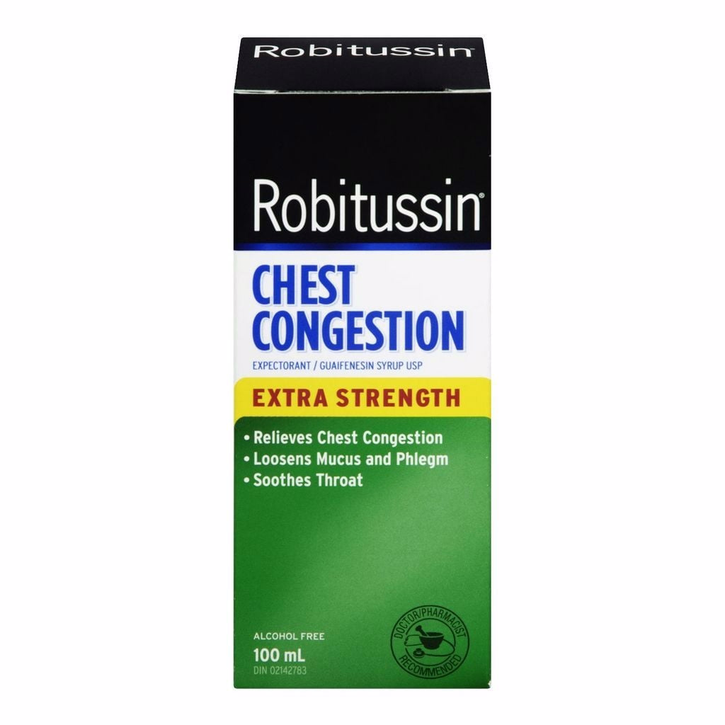 Robitussin Mucus & Phlegm Syrup Cherry Flavour Extra Strength 100 ml