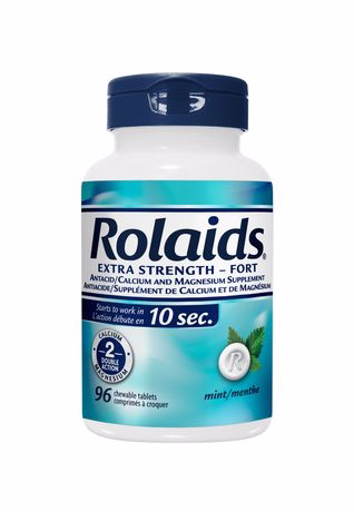 Rolaids 고강도 민트 맛 속쓰림 완화제 96정