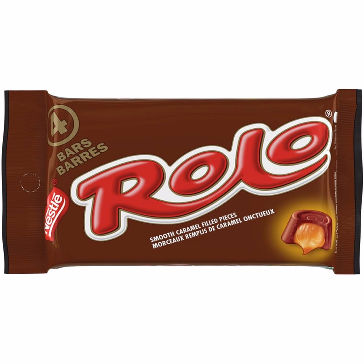 ROLO Smooth Caramel Filled Pieces, 4-Pack
