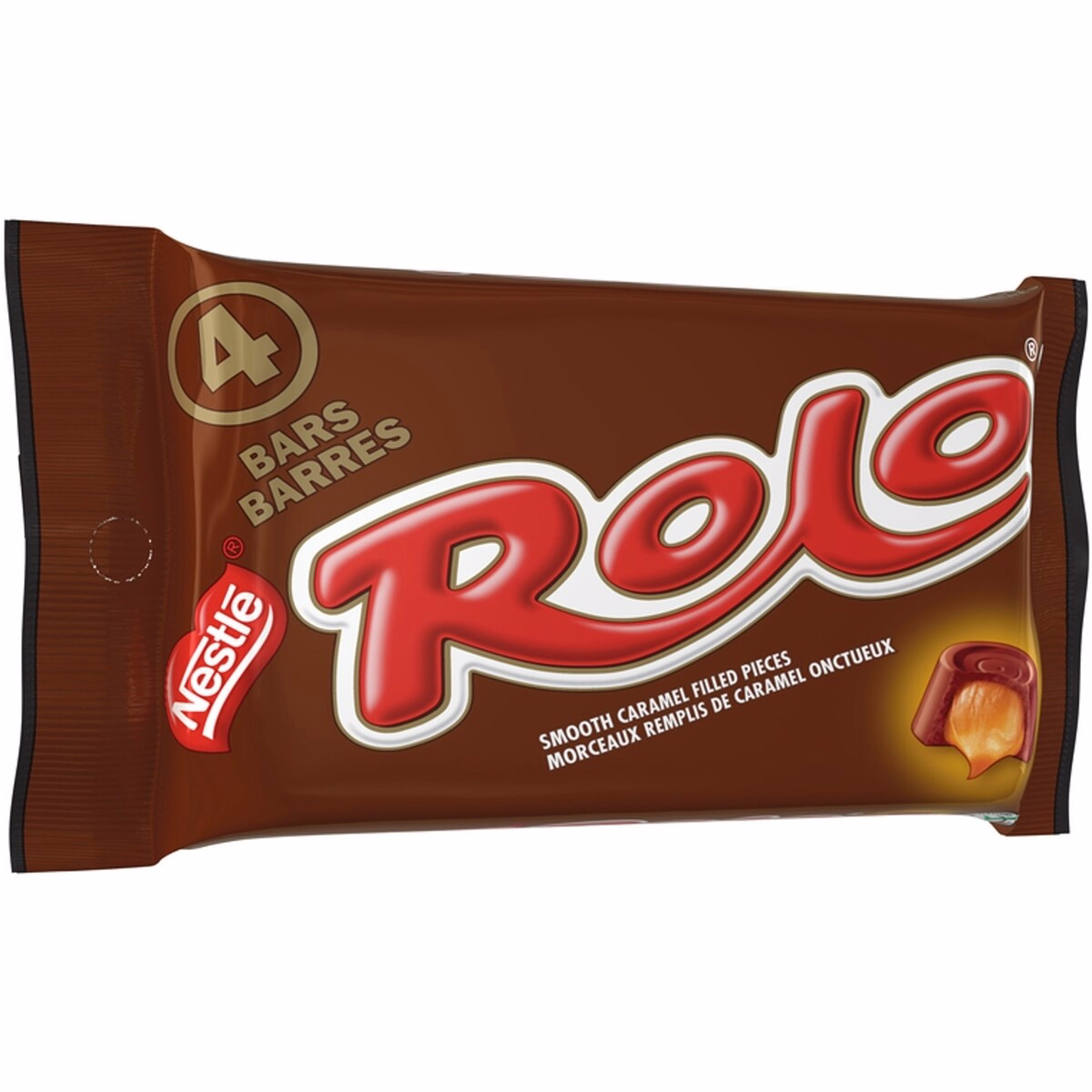 ROLO Smooth Caramel Filled Pieces, 4-Pack
