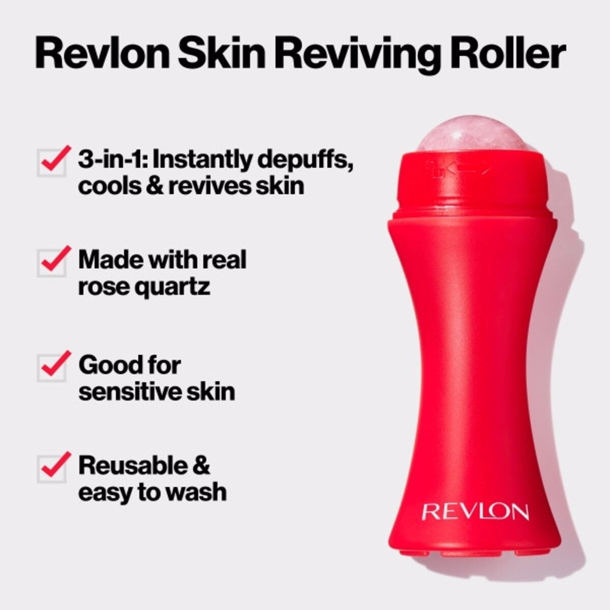 Rose Quartz Reviving Facial Roller