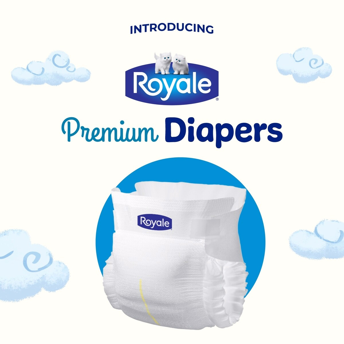 Royale Premium Diapers, Super Pack, Size 2 - 84 Count, Disposable Baby Diapers Royale Premium Diapers, Super Pack, Size 2 - 84 Count, Disposable Baby Diapers