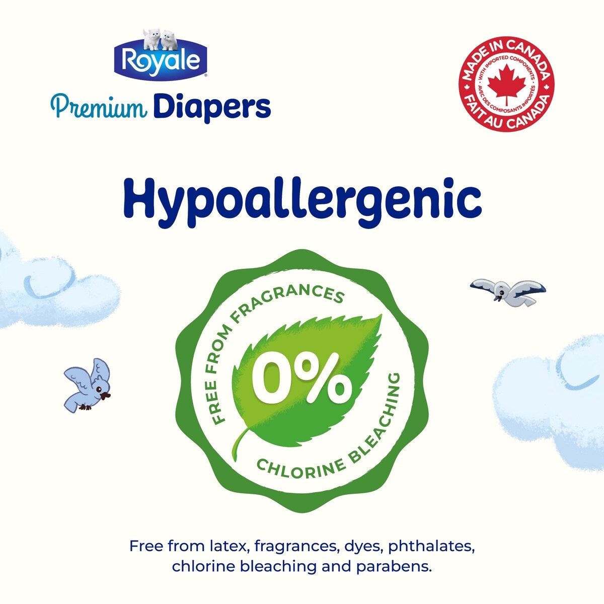 Royale Premium Diapers, Super Pack, Size 4 - 66 Count, Disposable Baby Diapers Royale Premium Diapers, Super Pack, Size 4 - 66 Count, Disposable Baby Diapers