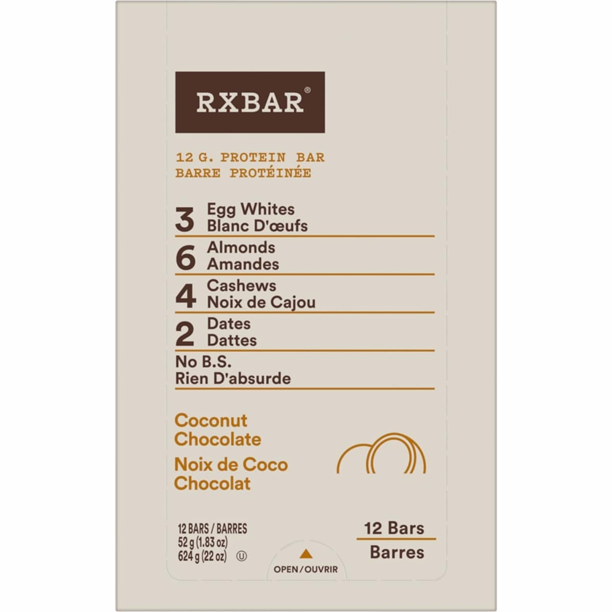 RXBAR Chocolate Coconut 12x52g