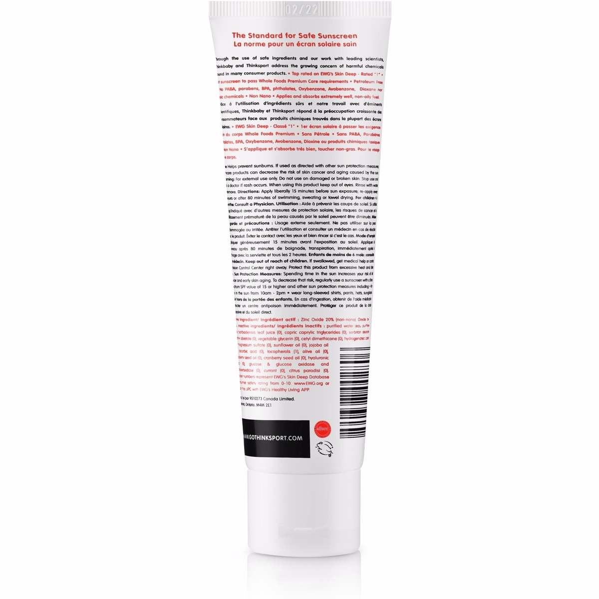 Safe Mineral Sunscreen SPF 50+