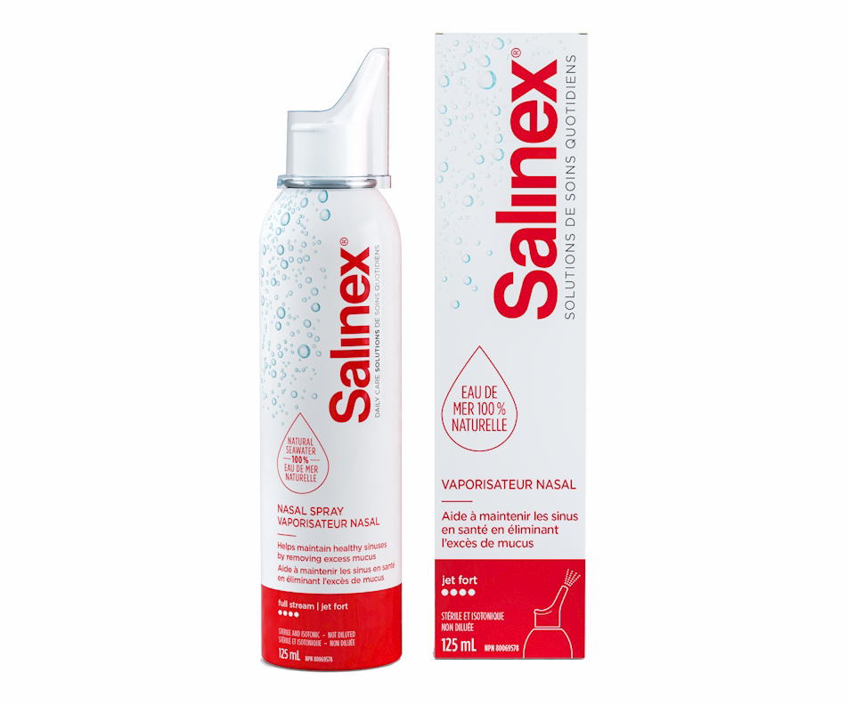 Salinex Daily Nasal Spray, Seawater Full Stream 125.0 Ml
