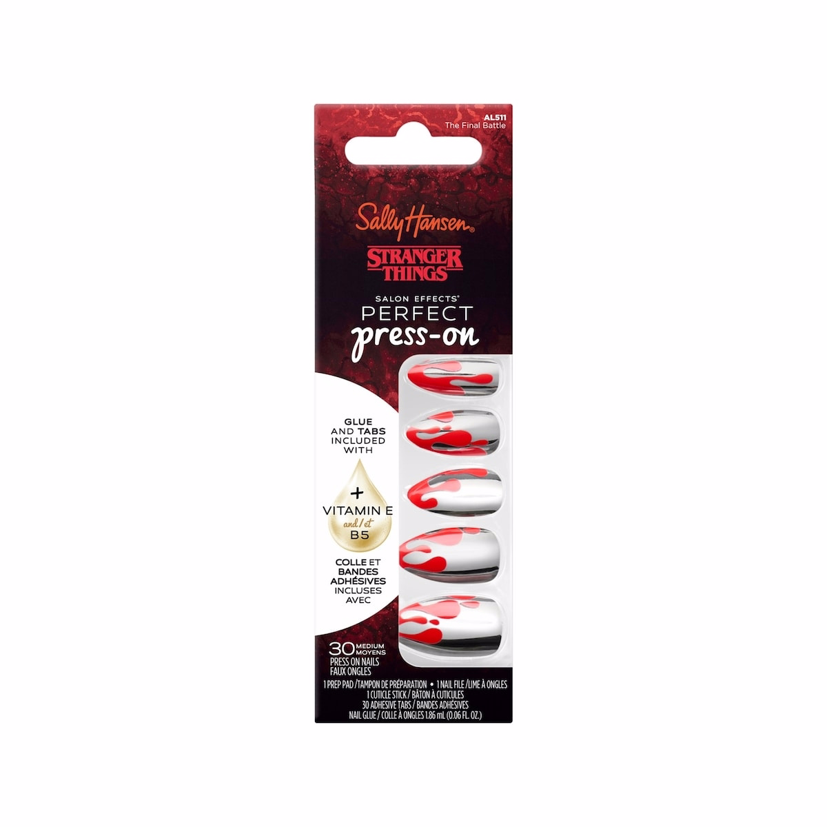 Sally Hansen x Stranger Things, サロンエフェクツ・パーフェクトプレスオン, ザ・ファイナル・バトル