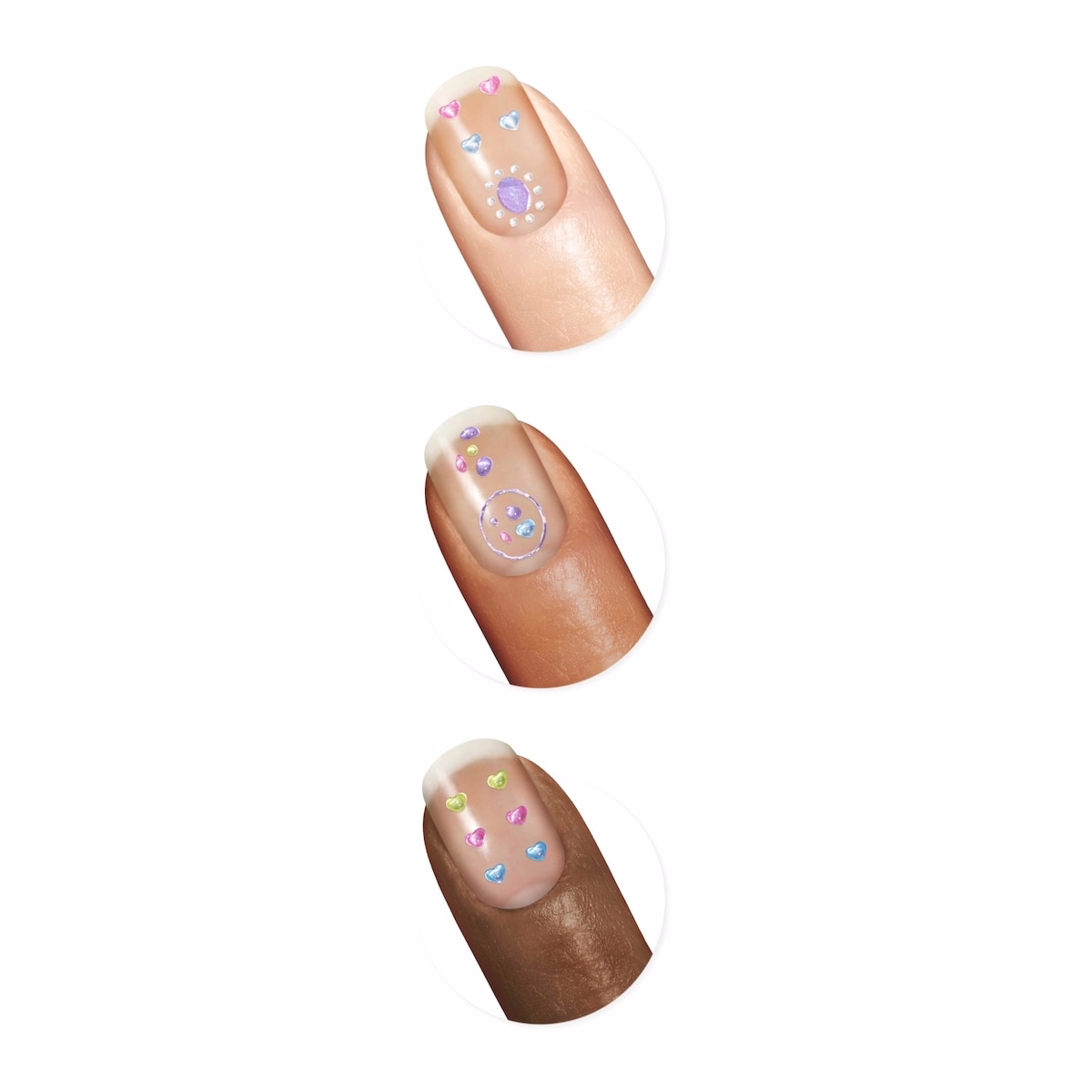 Salon Effects Nail Accents X Hershey's Cookies 'n' Creme Eggs, Easy to Apply, Non-Damaging Manicure, Over 40 Accents