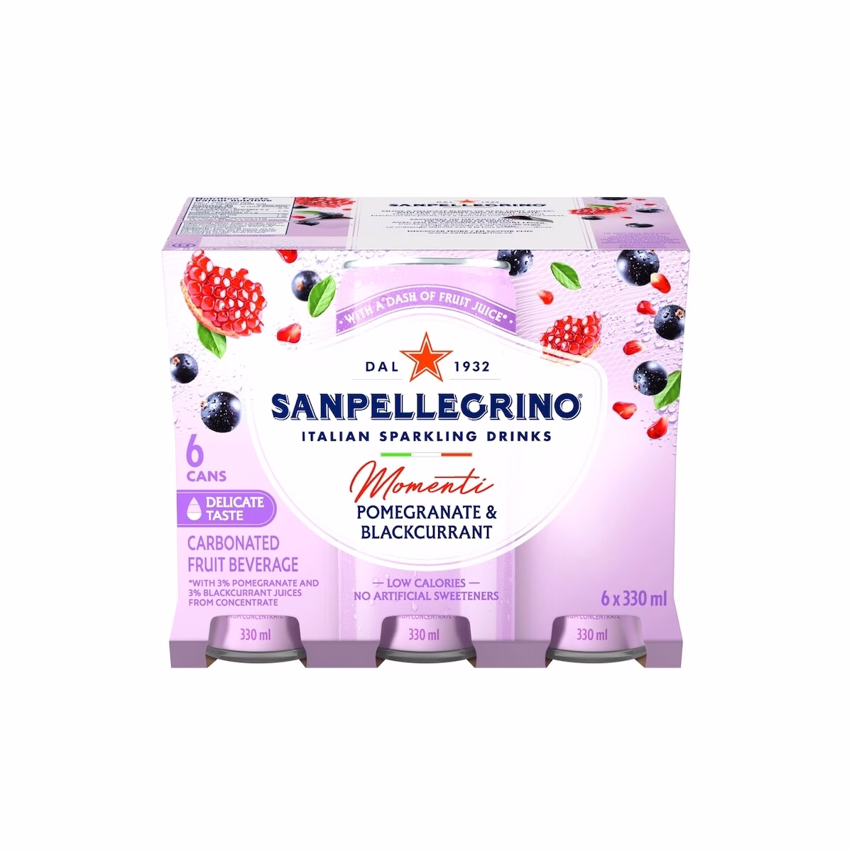 San Pellegrino Carbonated Fruit Beverage Pomegranate &