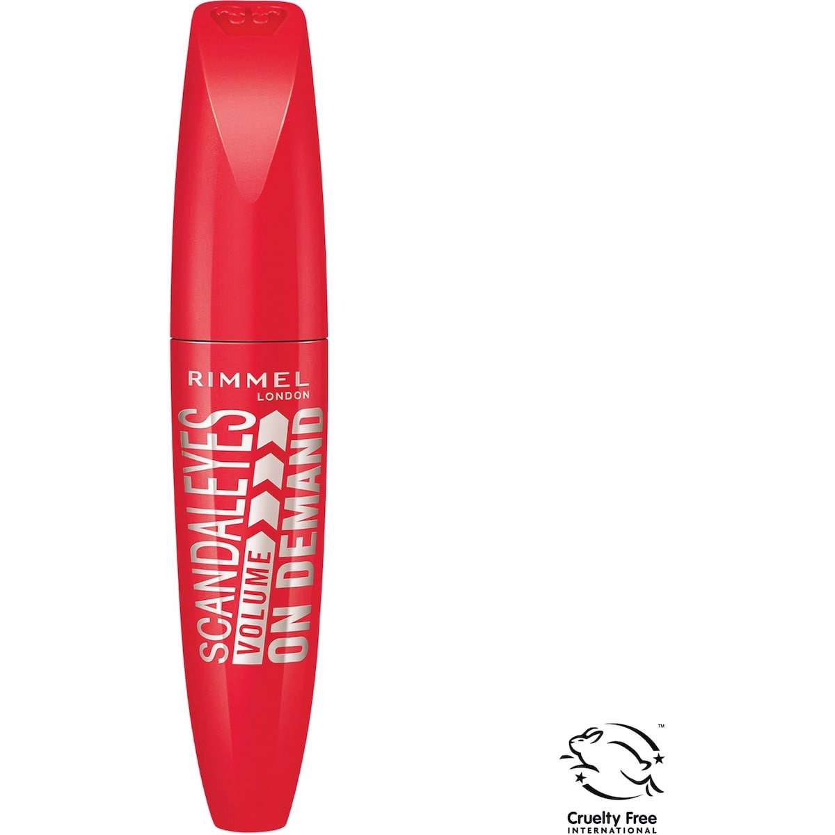 Mascara Scandaleyes Volume à la Demande, mascara waterproof propre et végan, formule propre et végan pour un effet longue tenue sans bavures ni écaillage
