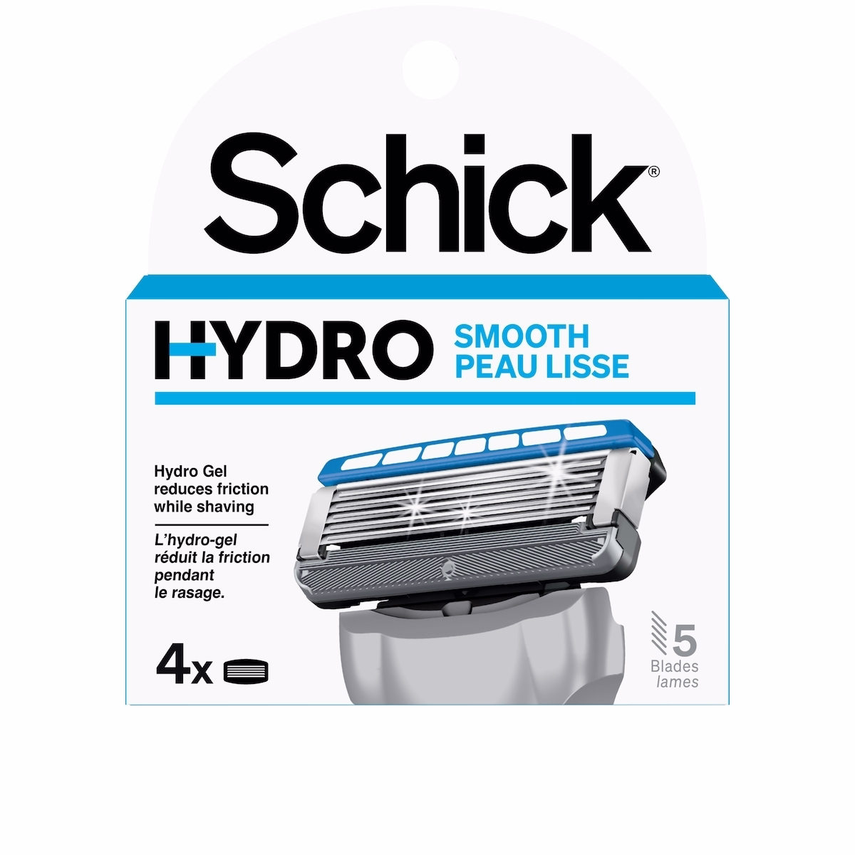 Schick 水感肌膚舒適 乾性肌膚 男士剃鬚刀刀片補充