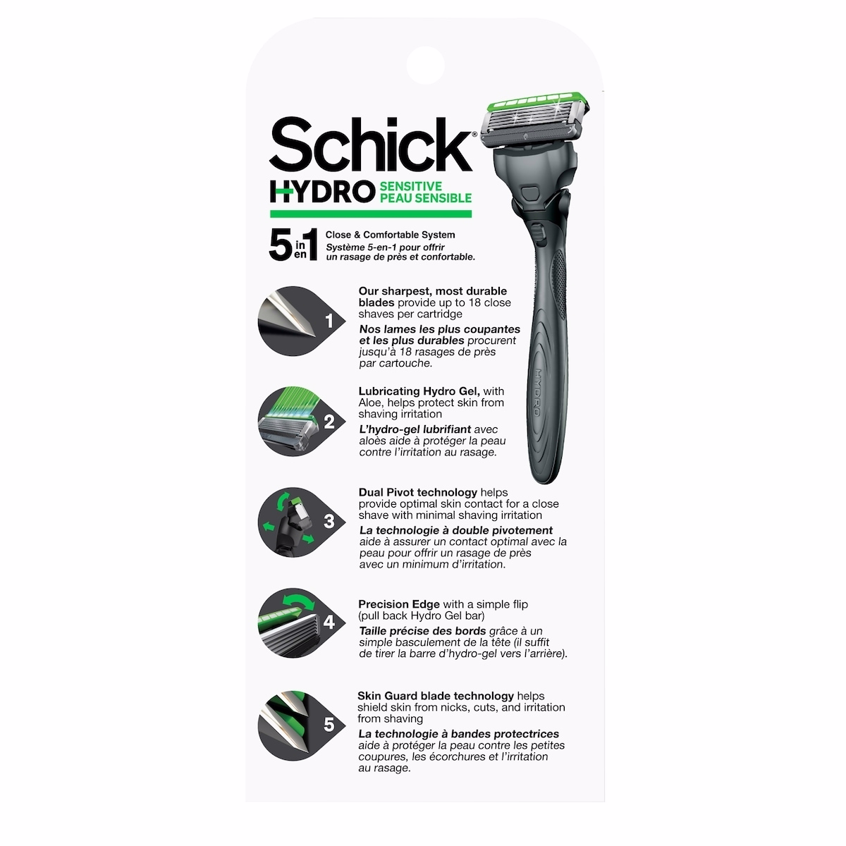 Schick Hydro Skin Comfort Sensitive 男士剃鬍刀