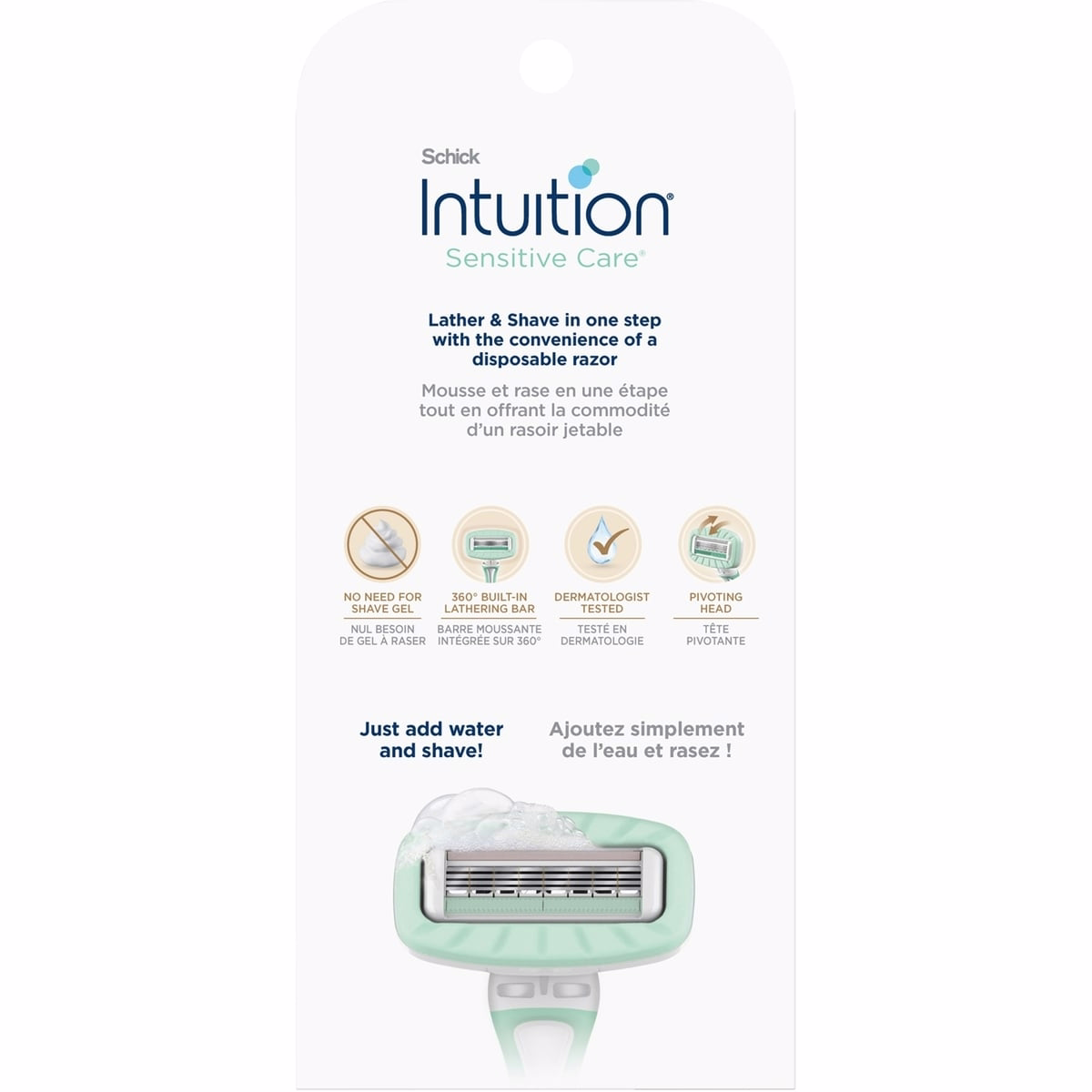 Schick® Intuition® Sensitive Care® Disposables 4-Bladed, 3ct
