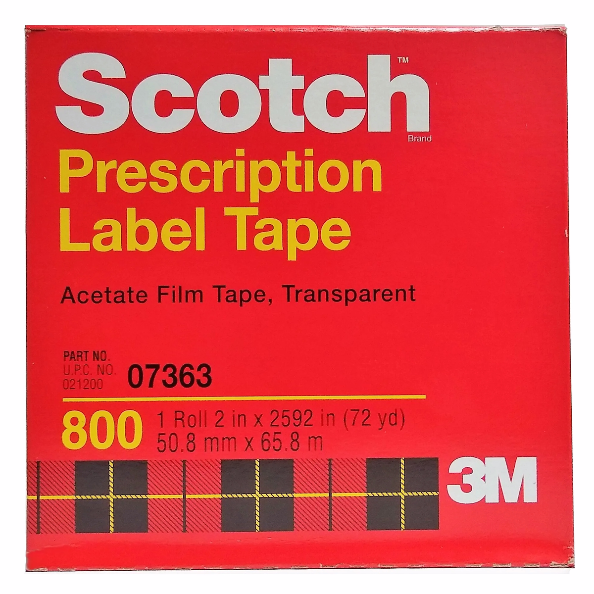 Scotch Prescription Label Tape 1 Each by Nexcare