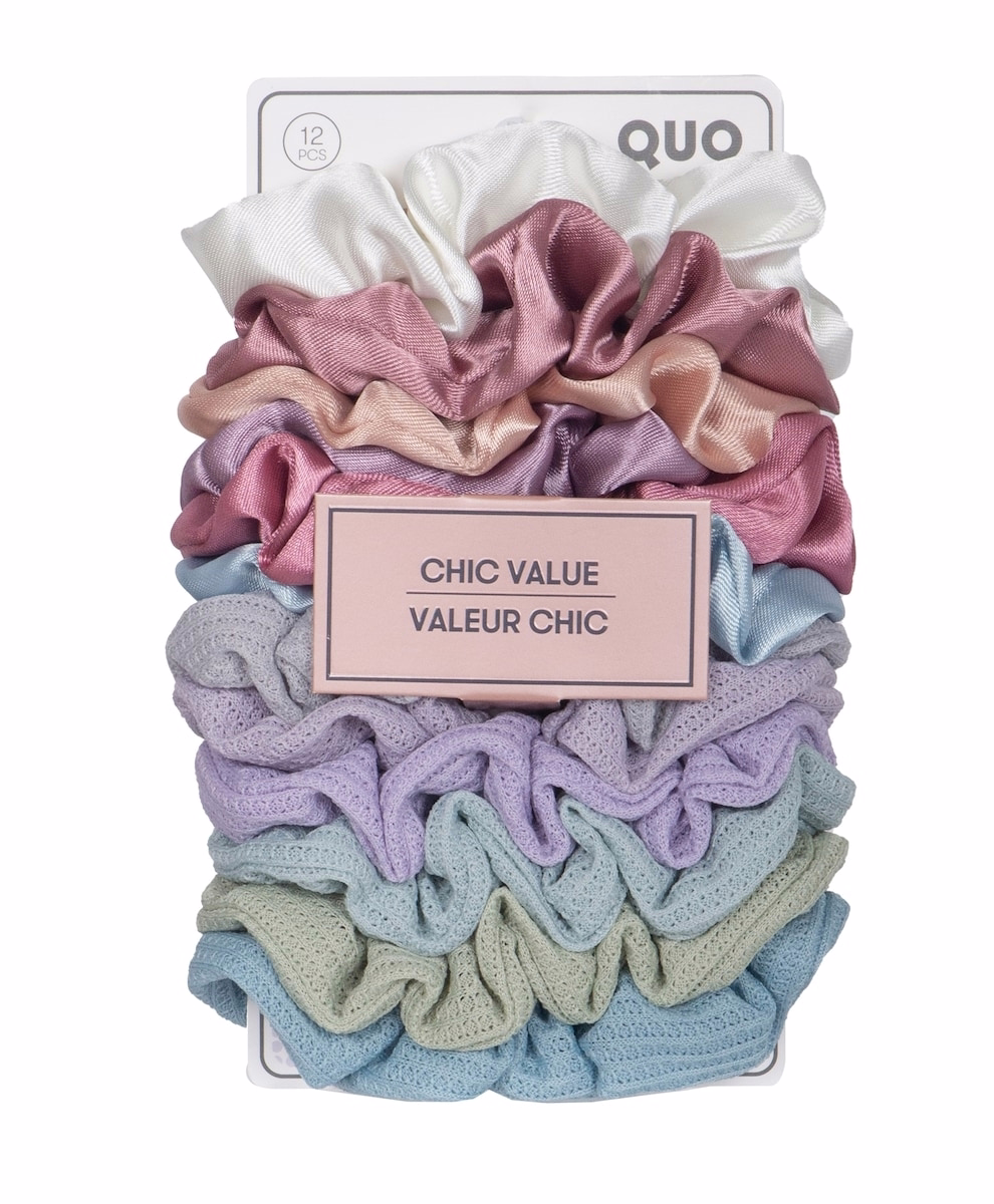 Scrunchie Set 12pk Assorted