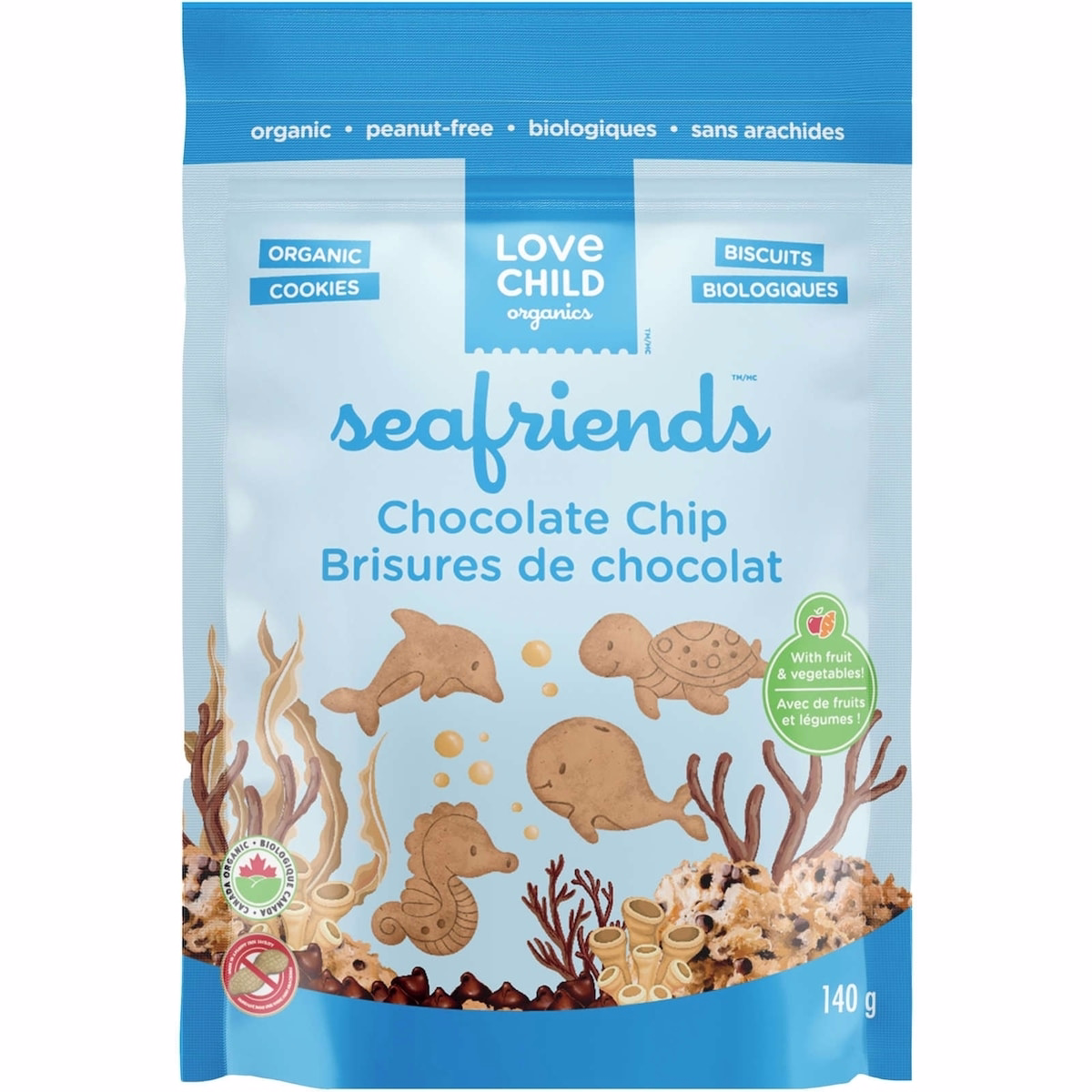 Sea Friends Chocolate Chip Cookies