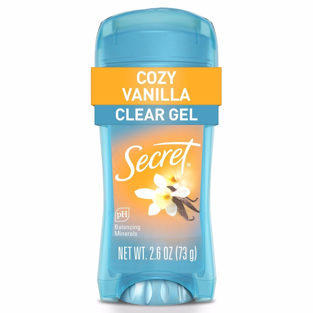 Secret Clear Gel Antiperspirant and Deodorant, Vanilla Scent, 73 grams Secret Clear Gel Antiperspirant and Deodorant, Vanilla Scent, 73 grams