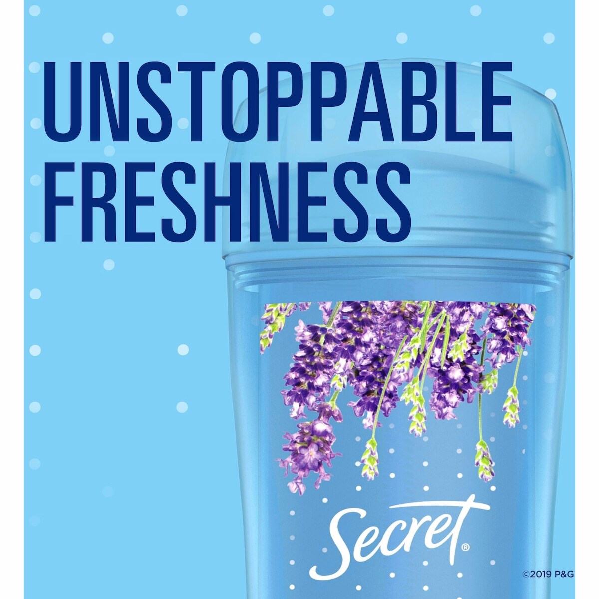 Secret Invisible Solid Antiperspirant and Deodorant, Lavender Scent, 73 grams Secret Invisible Solid Antiperspirant and Deodorant, Lavender Scent, 73 grams