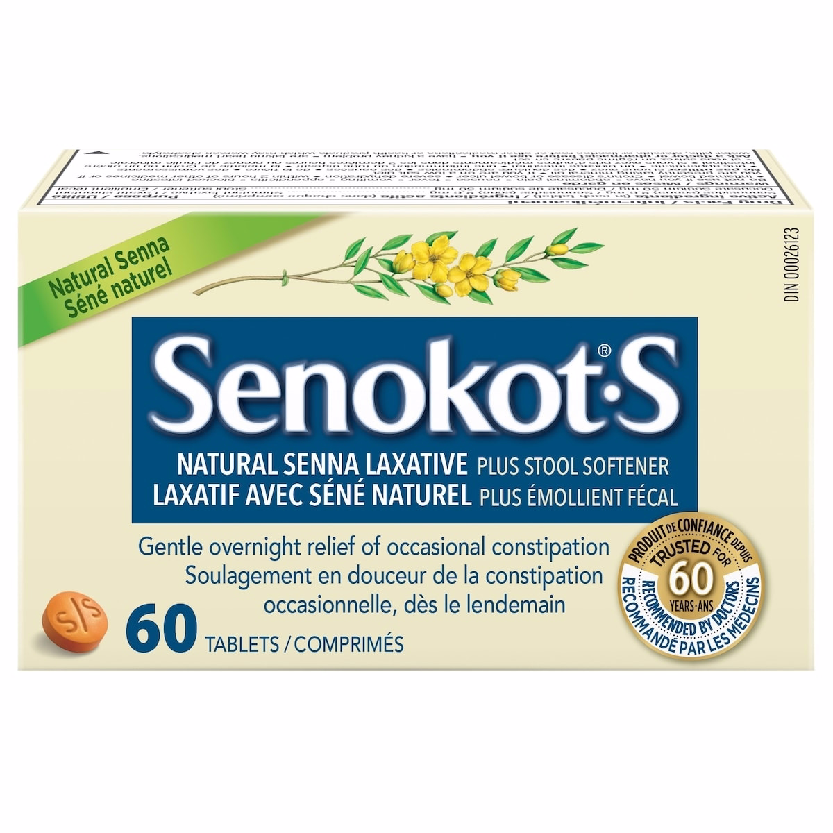 Senokot®-S Natural Laxative Plus Stool Softener 60ct Senokot®-S Natural Laxative Plus Stool Softener 60ct