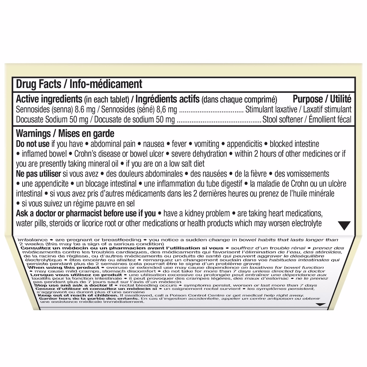 Senokot®-S Natural Laxative Plus Stool Softener 60ct Senokot®-S Natural Laxative Plus Stool Softener 60ct
